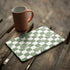 Marijuana Green Checkered iPad Skins